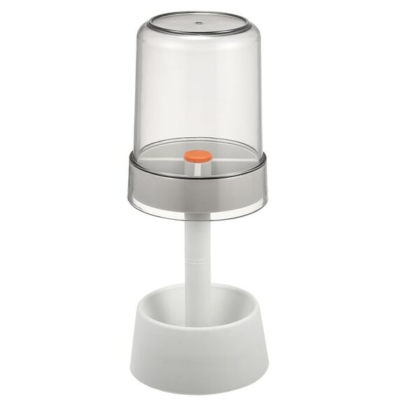 Bathroom 3 Slots PP Toothbrush Holder Stand with Cover White 8.66''x2.99'' - Picture 1 of 6